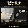 T10 tipi naylon fermuar, 100 metre uzunluk ve 50 adet çekecekle çanta ve kılıf projeleriniz için ideal.