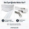 #5 Nylon Zipper Chain Kit for Bag Makers, Cases & Repair Shops – 200 m / 656.17 ft + 100 Sliders ST-0009T10-200M100C