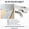 #5 Nylon Zipper Chain Kit for Bag Makers & Case Repair Shops – 50 m / 164.04 ft + 25 Sliders ST-0009T10-50M25C