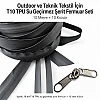 T10 TPU Waterproof Zipper Tape Set for Technical Textiles and Outdoor Use – 10 Meters + 10 Sliders - ST-0010