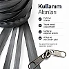 Teknik Tekstil ve Outdoor İçin T10 TPU Su Geçirmez Şerit Fermuar Seti – 10 Metre + 10 krüsör- ST-0010