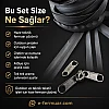 Outdoor ve teknik tekstiller için ideal T10 TPU su geçirmez fermuar seti, 10m uzunlukta.