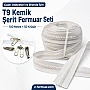 Çadır Atölyeleri ve Branda İçin T9 Kemik Şerit Fermuar Seti – 100 Metre + 50 Krüsör- ST-0012T9-100M50K