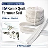 Ideal for tarp and tent construction, 50-meter-long #3 molded plastic zipper tape with 25 sliders set.