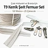 Special #5 molded plastic zipper set for tarp and tent manufacturing.