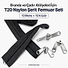 Çadır ve Branda Atölyeleri İçin Tip 20 Naylon Şerit Fermuar Seti – 10 Metre + 10 Kürsör ST-0013