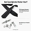 Çadır ve Branda Atölyeleri İçin Tip 20 Naylon Şerit Fermuar Seti – 10 Metre + 10 Kürsör ST-0013