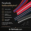 Renkli ve kaliteli T10 fermuar seti, çeşitli tasarım projeleriniz için ideal.