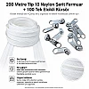 Çanta ve Kılıf Atölyeleri İçin Tip 10 Naylon Şerit Fermuar Üretim Seti – 200 Metre + 100 Tek Elcikli Kürsör ST-T10T-NAYLON-200M100C