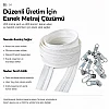 Kırlent, Minder ve Yastık Kılıfları İçin Tip 5 Naylon Şerit Fermuar Üretim Seti – 200 Metre + 400 Tek Elcikli Kürsör ST-T5T-NAYLON-200M400K
