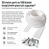 Kırlent, Minder ve Yastık Kılıfları İçin Tip 5 Naylon Şerit Fermuar Seti – 50 Metre + 100 Tek Elcikli Kürsör ST-T5T-NAYLON-50M100K