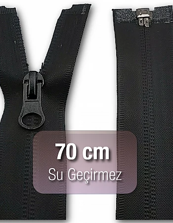 70 cm Su Geçirmez Mont  Fermuarı  F0006TPU