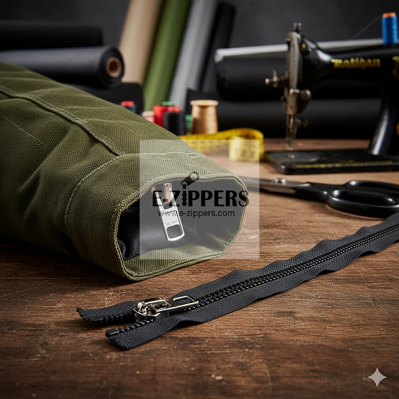 18 cm Tip 10 Naylon Fermuar Dipli - Kapalı Uçlu ZPS0018T10