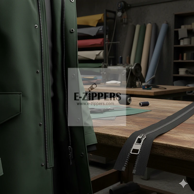 100 cm Fermuar Açık Uçlu - Separe Naylon Tip 10 Metalik Diş Rengi ZPSM0100T10