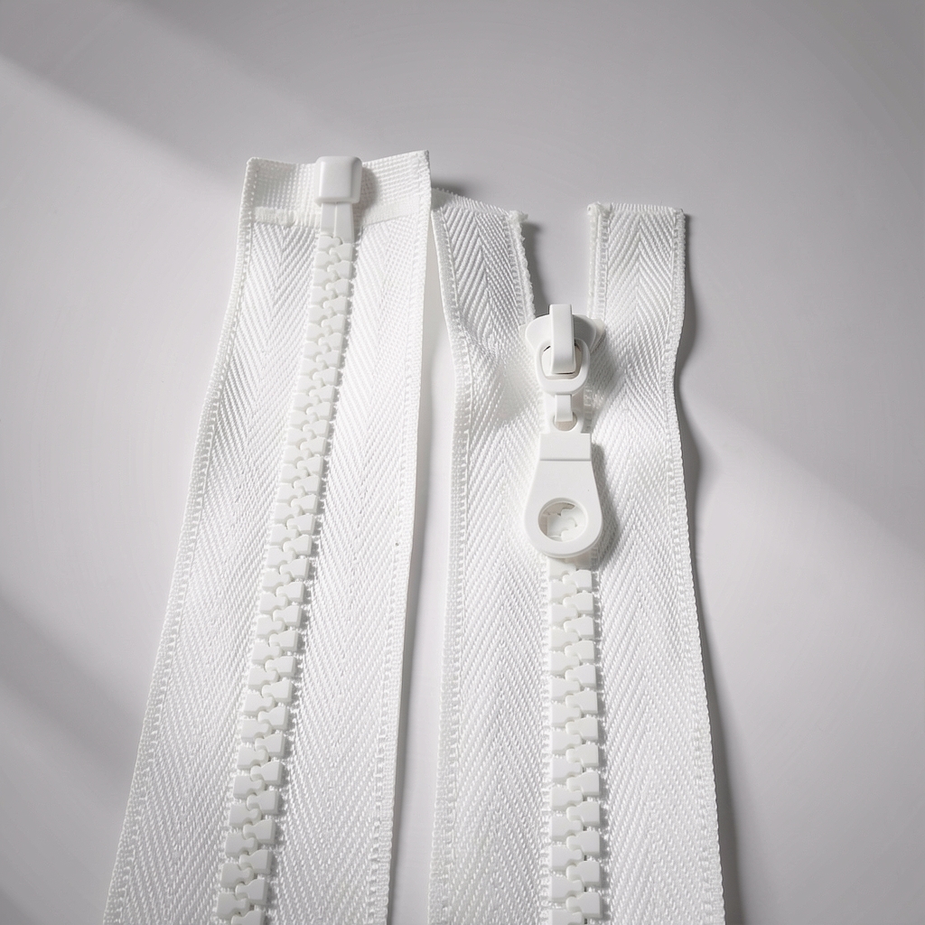 28 cm Kalın Dişli Kemik Fermuar T6 Açık Uçlu - Separe  ZPHSN0028T6