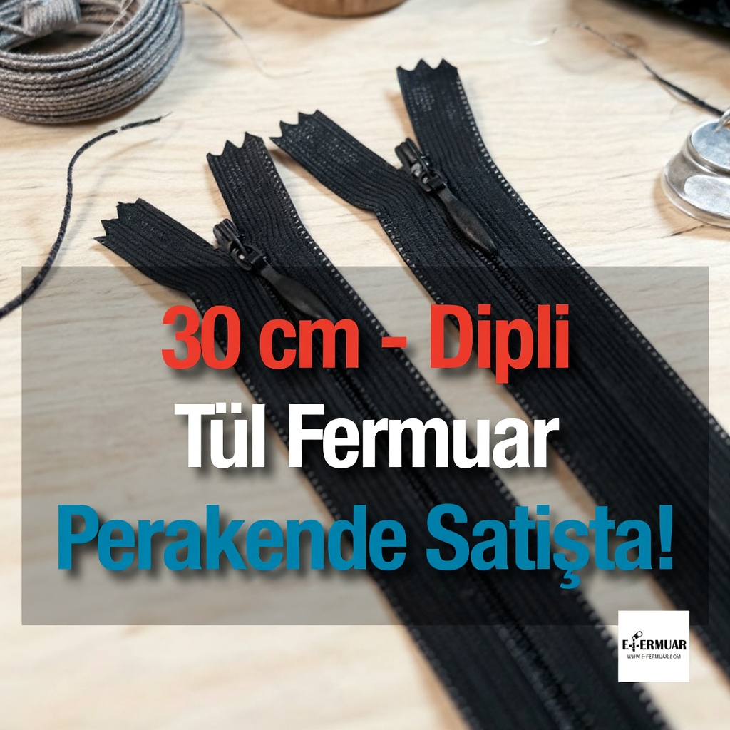 Concealed Zipper 30 / 0,32 yrd cm Skirt and Dress Zipper Black Closed End ZPHSN0030TUL