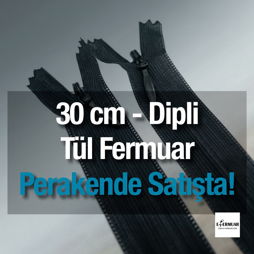 Concealed Zipper 30 / 0,32 yrd cm Skirt and Dress Zipper Black Closed End ZPHSN0030TUL