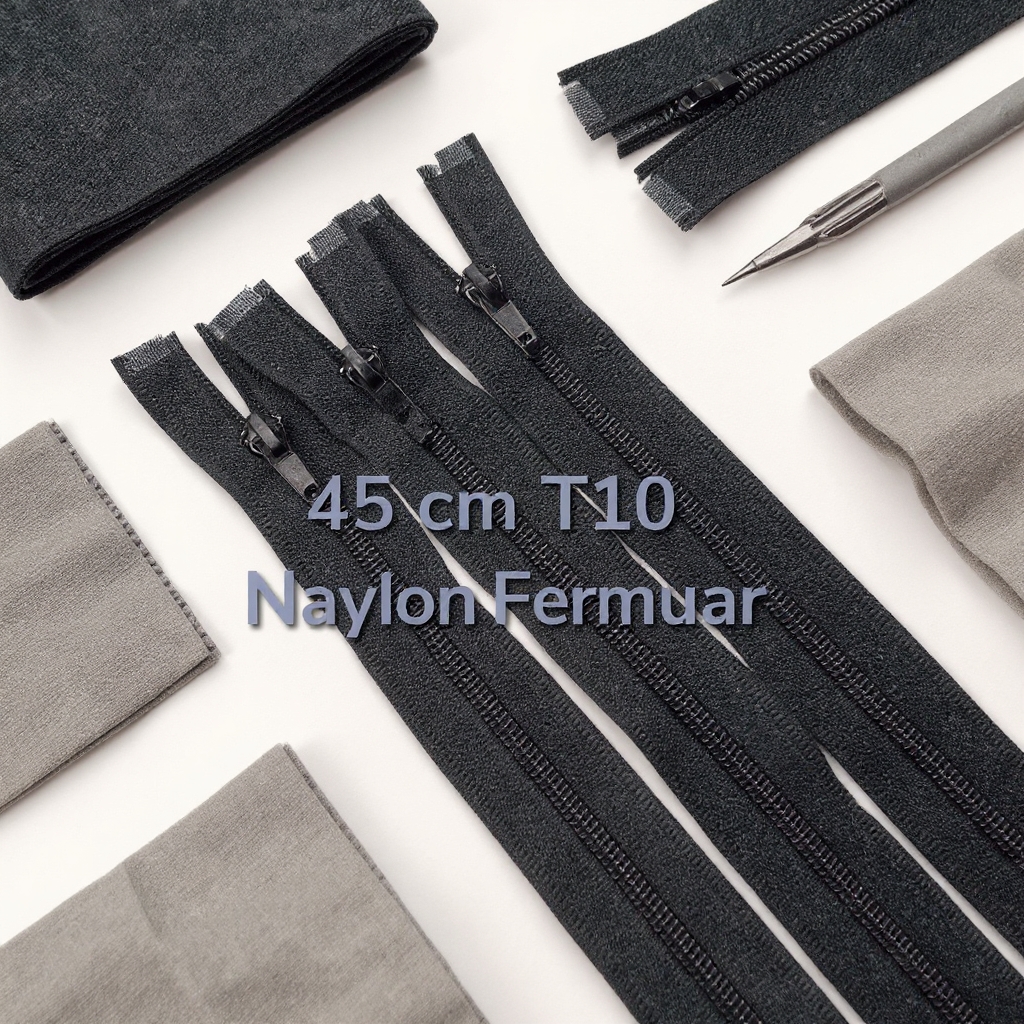 18-inch long #5 nylon jacket zipper with a practical open-end separation structure.