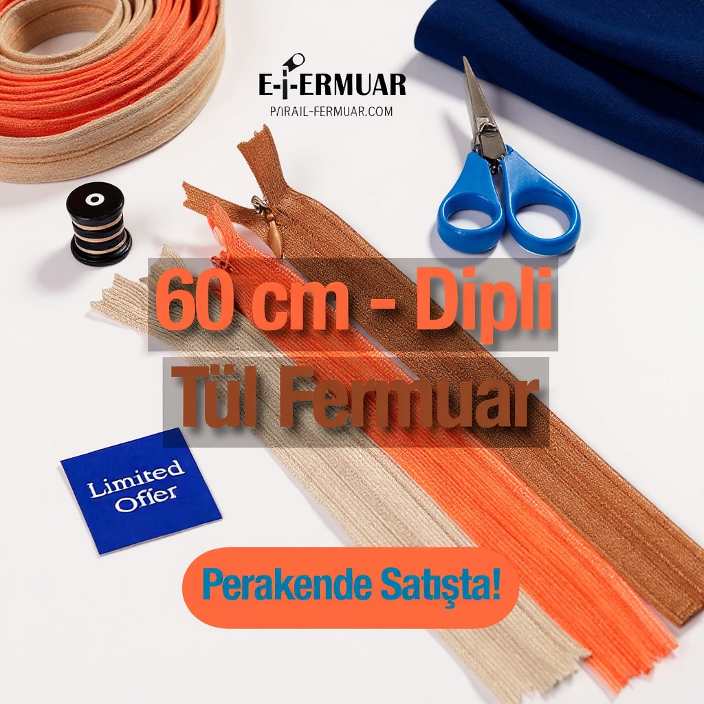 Hidden Zipper 60 cm Tulle Dress and Skirt Zipper ZPHSN0060TUL