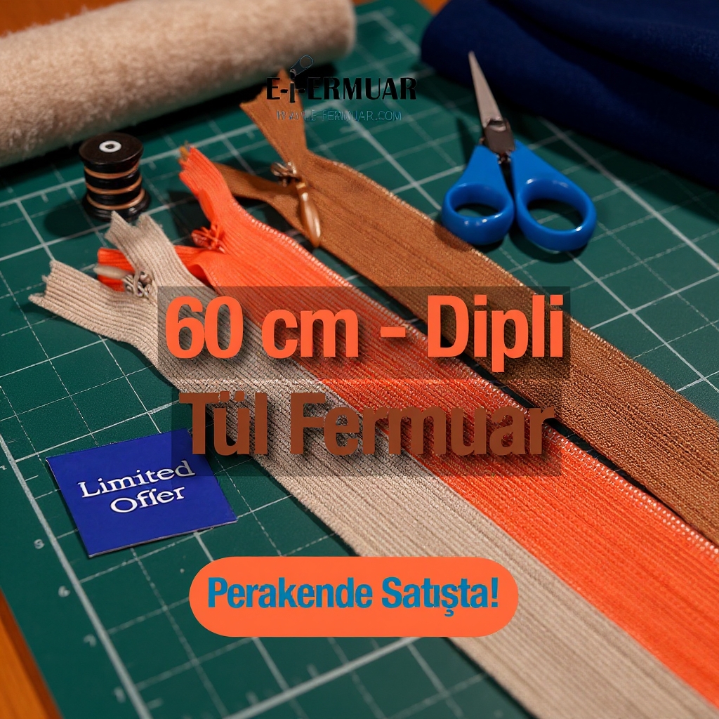 Hidden Zipper 60 cm Tulle Dress and Skirt Zipper ZPHSN0060TUL