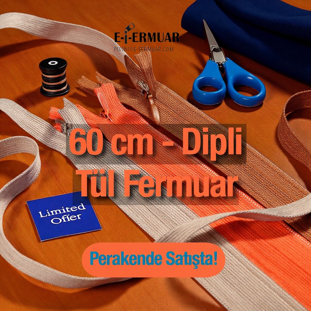 Hidden Zipper 60 cm Tulle Dress and Skirt Zipper ZPHSN0060TUL