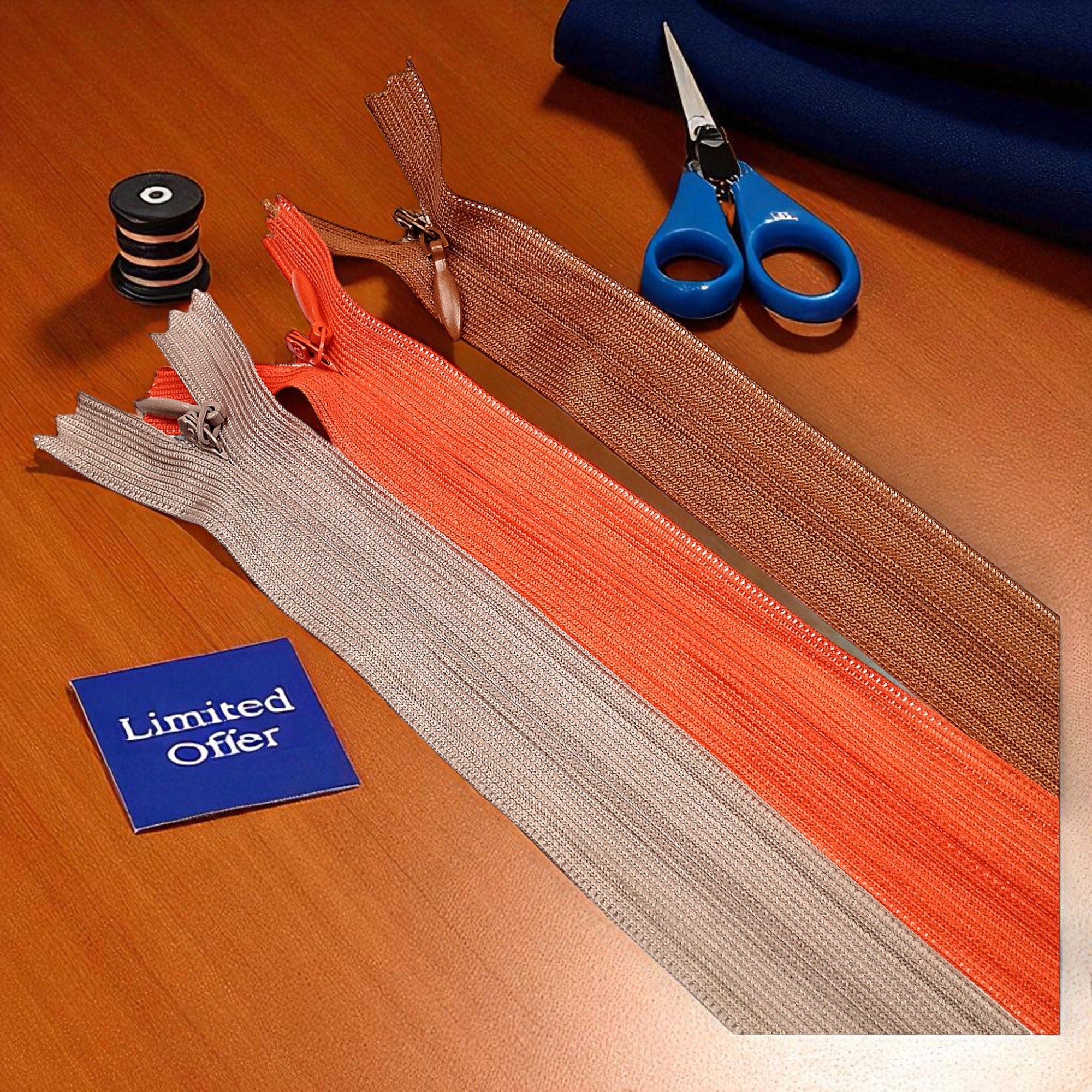 Hidden Zipper 60 cm Tulle Dress and Skirt Zipper ZPHSN0060TUL