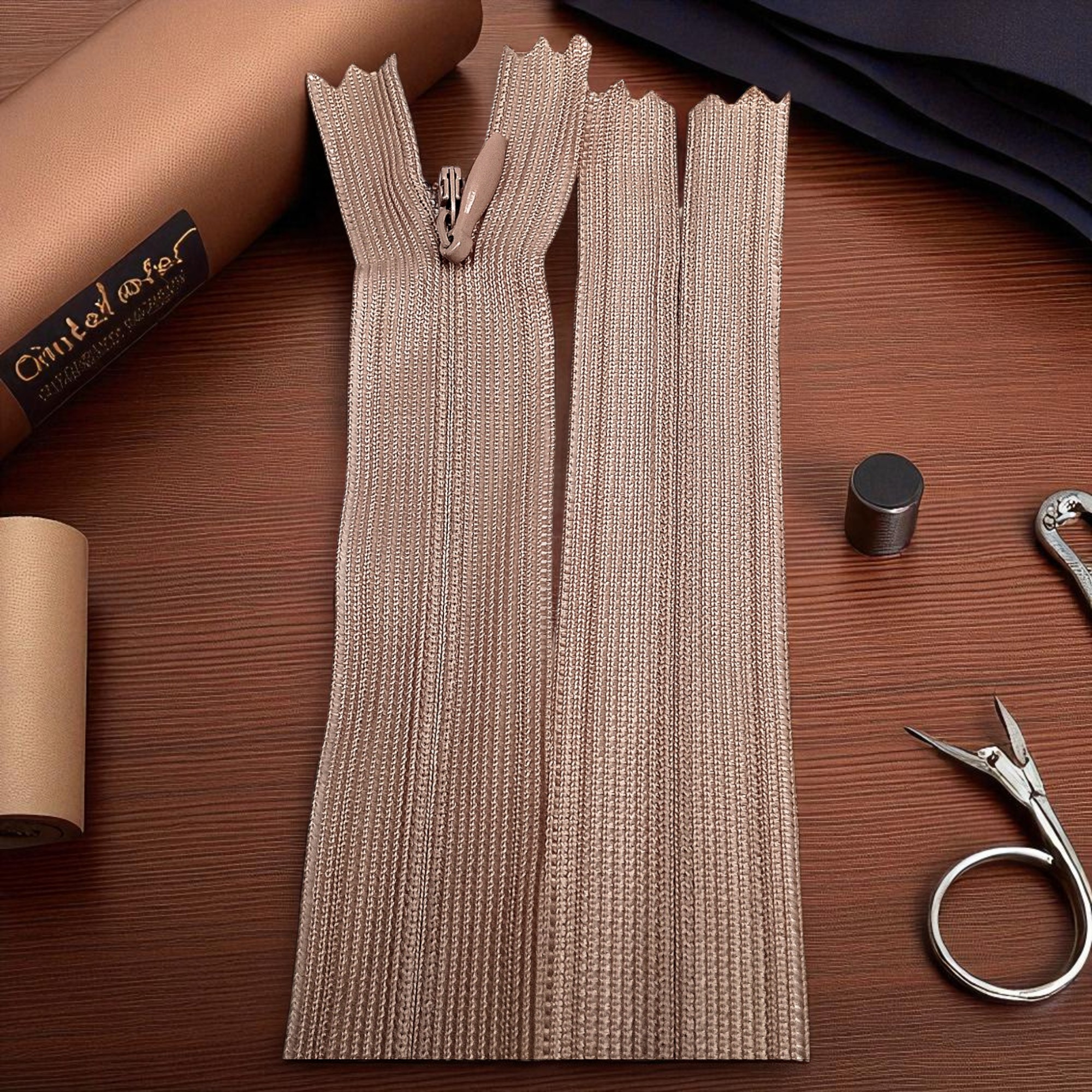 Hidden Zipper 60 cm Tulle Dress and Skirt Zipper ZPHSN0060TUL