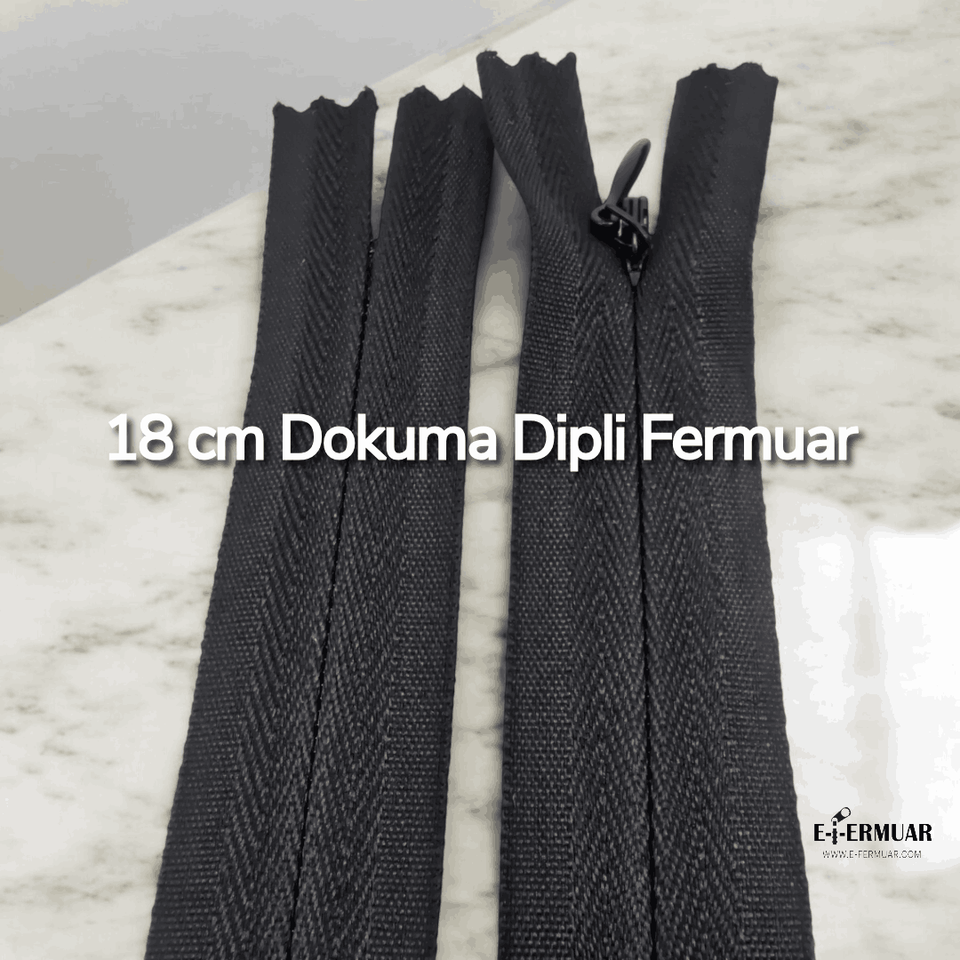 Dokuma 18 cm Tül Fermuar -  NC0018DTUL