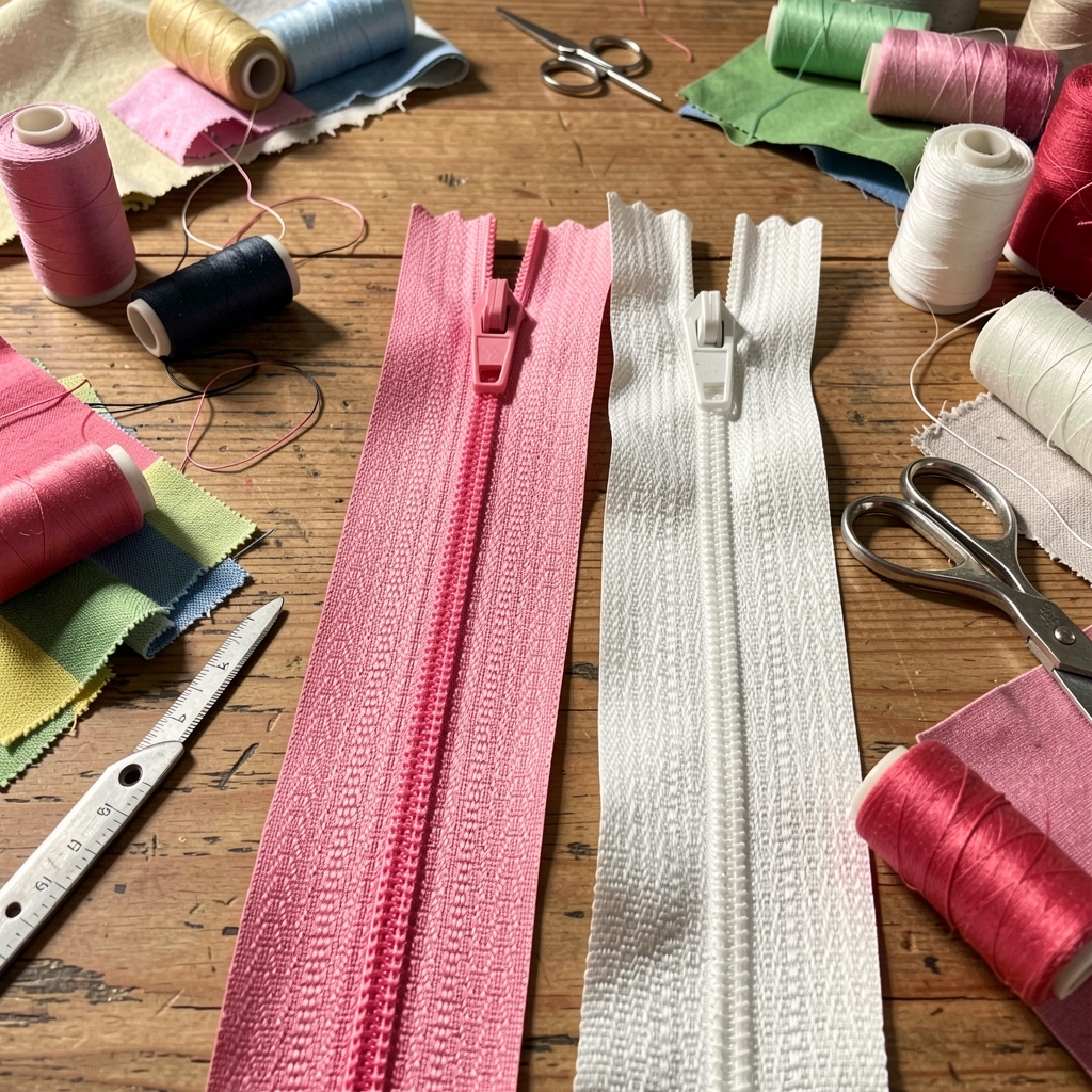 Naylon 18 Cm Cep Fermuarı  -  Dipli - NC0018T5