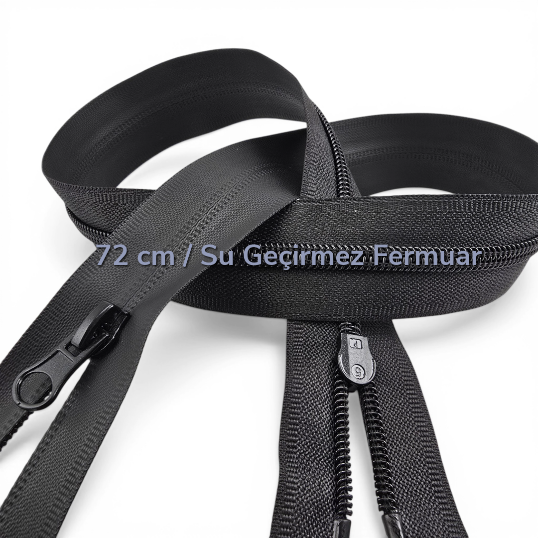 72 cm TPU Su Geçirmez Fermuar | Uzun Teknik Dış Giyim İçin Güçlü Seçim | NC0072SG