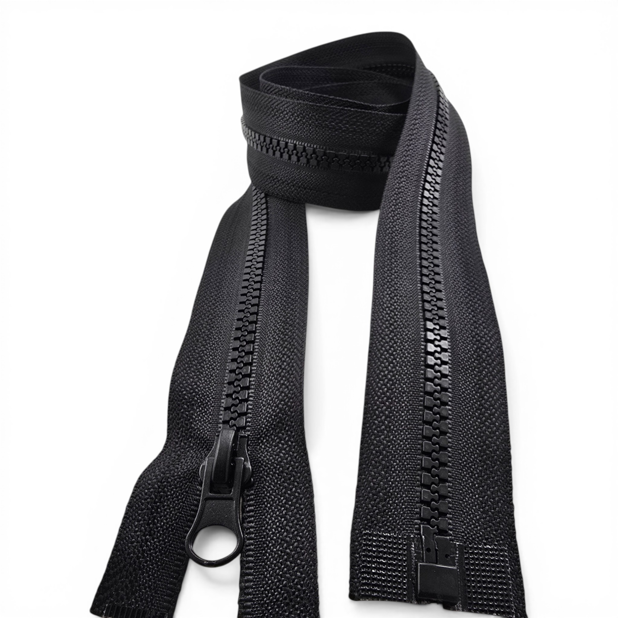 51 cm uzunluğunda, açık uçlu T6 Timsah Diş Kemik Fermuar, mont ve ceketler için ideal.