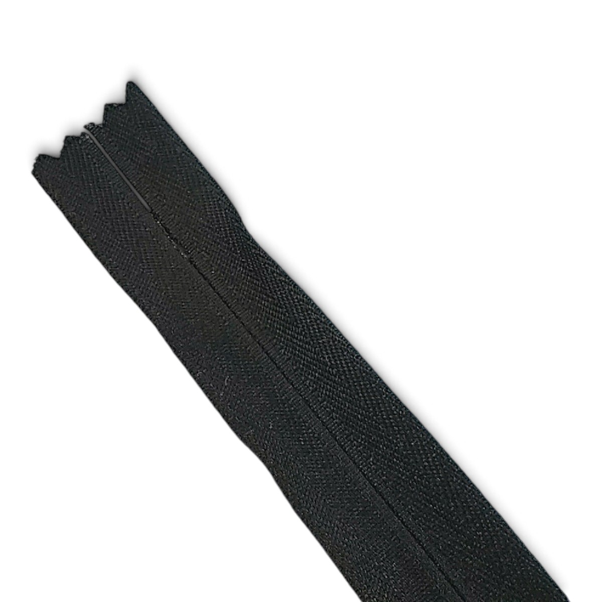 26 cm Siyah Dokuma Tül Dipli Gizli Fermuar Elbise Etek ve Abiye Fermuarı ZPG0026DKM