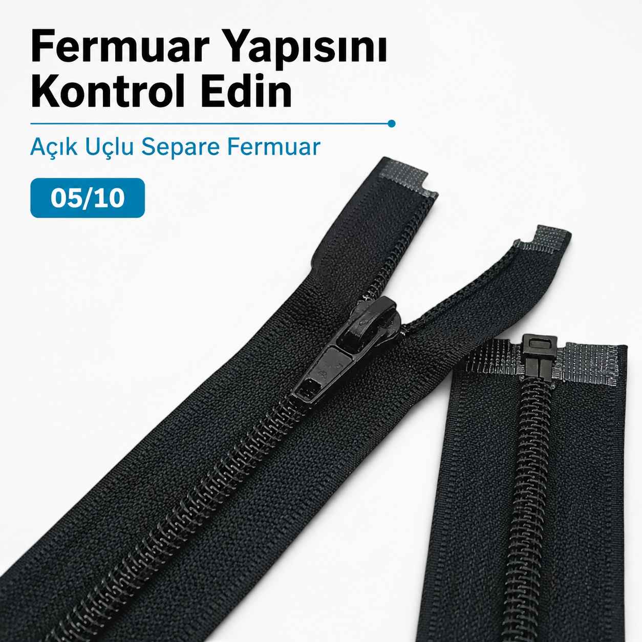 74 cm / 29.134 in T10 #5 Black Nylon Open-End Separating Jacket Zipper – ZPS0074T10