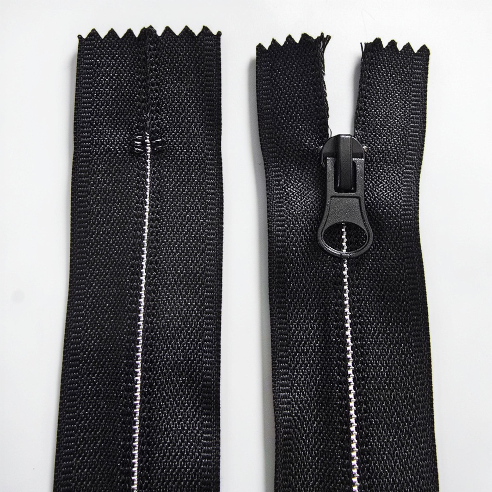 Siyah 20 cm T5 Revers Naylon Fermuar – Kapalı Uçlu Combi Kafa Model - ZP0020T10C