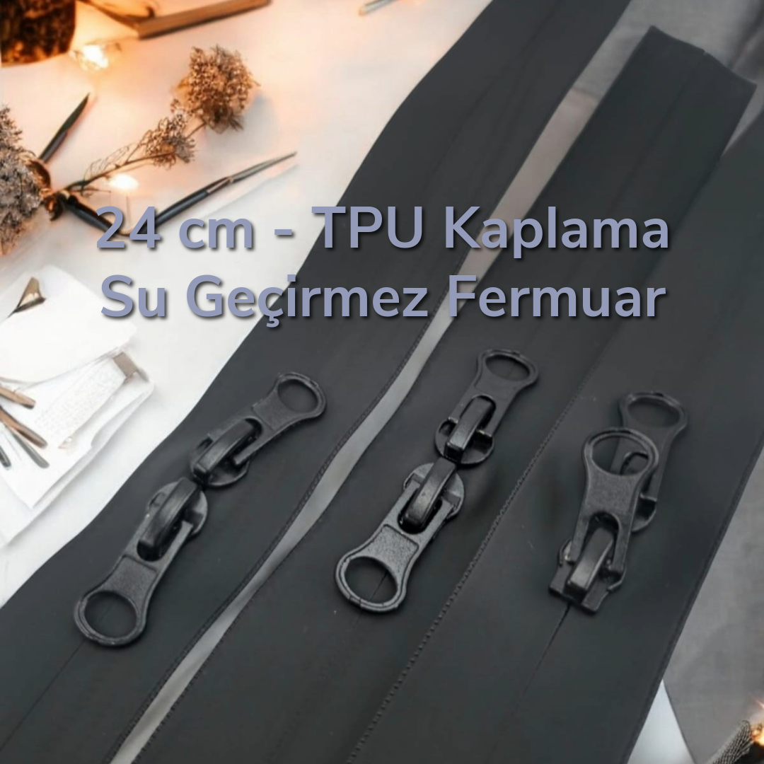 Su Geçirmez 24 cm  Fermuar  P00024PRC