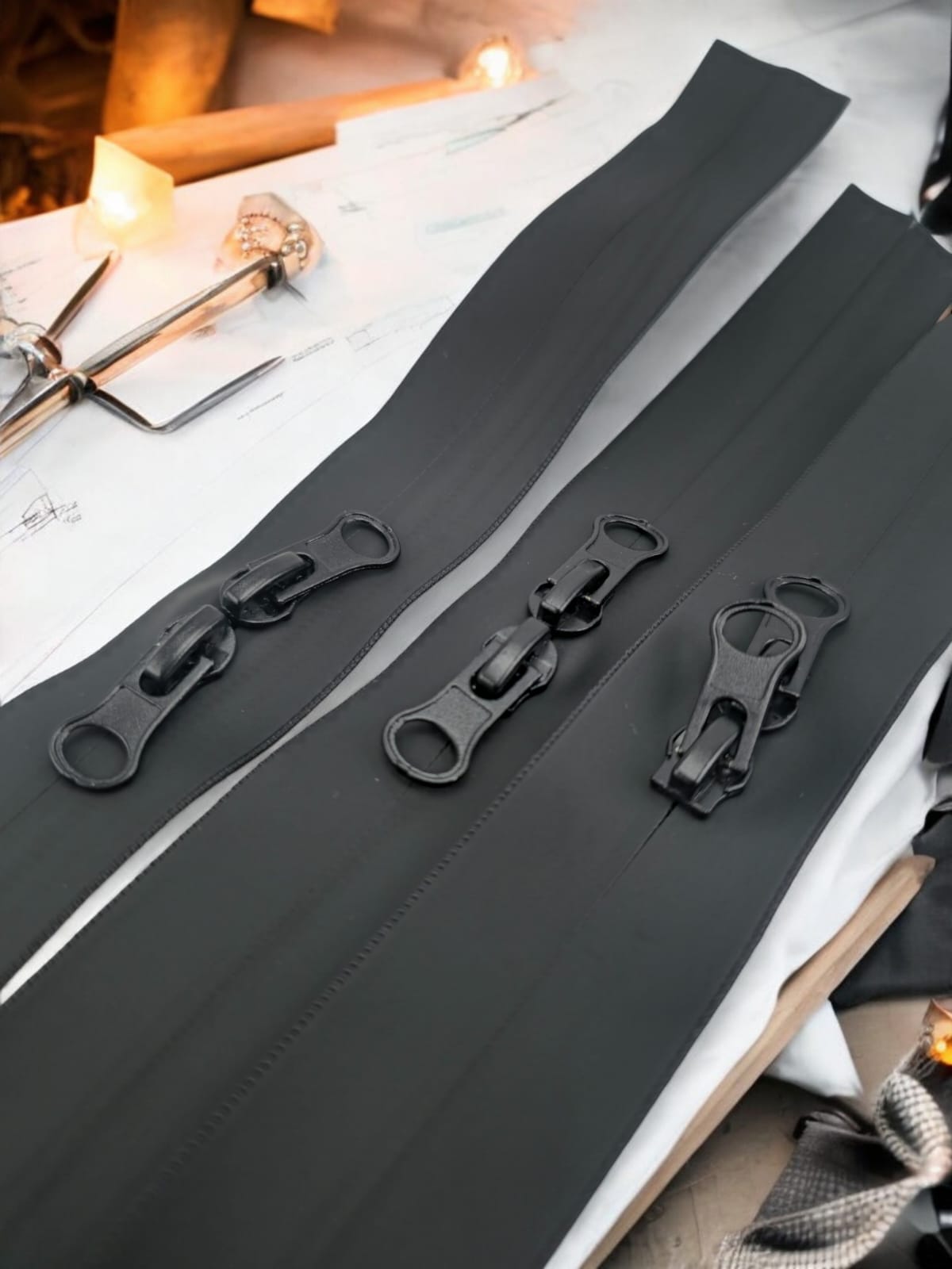 24 cm Waterproof  Zipper  P00024PRC