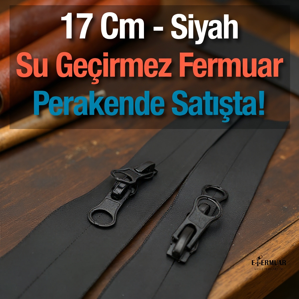 Su Geçirmez 17 cm Fermuar  ZP00017PR