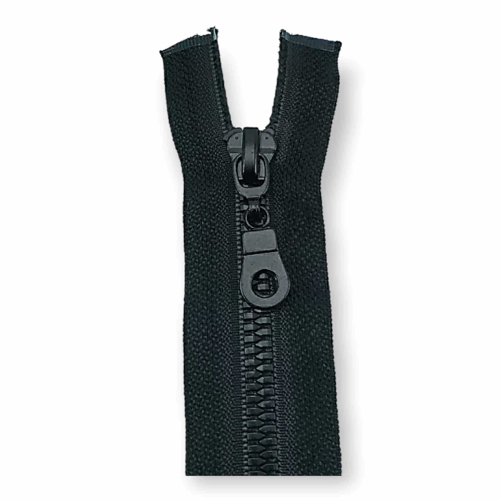 Molded Plastic Jacket Zipper 20 Cm #6 7,90" With Corn Teeth Close End ZPK0020T6TM