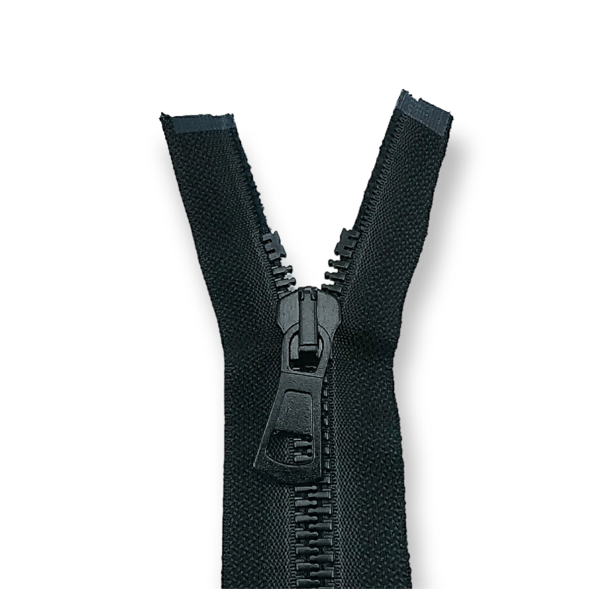 Molded Zipper 85 cm, 33,47" #9 Metal Teeth Imatation Open End - Separe ZPK0085T9MG